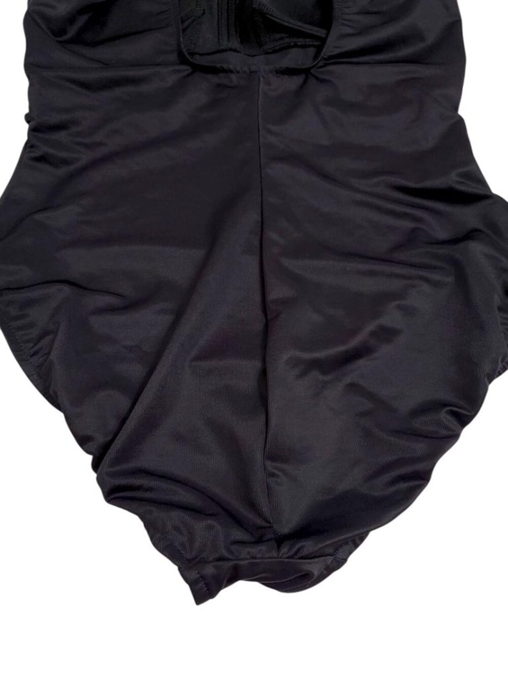 Magicsuit Miraclesuit Abby One-Piece Beaded Swimsuit 14 Black Stretch Beach Pool - Picture 8 of 11